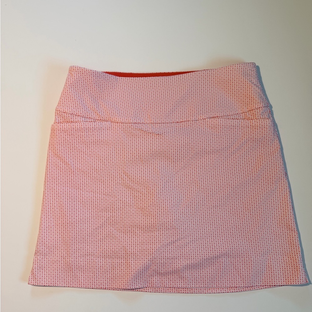 Chic Pinkish Orange Mini Skort
